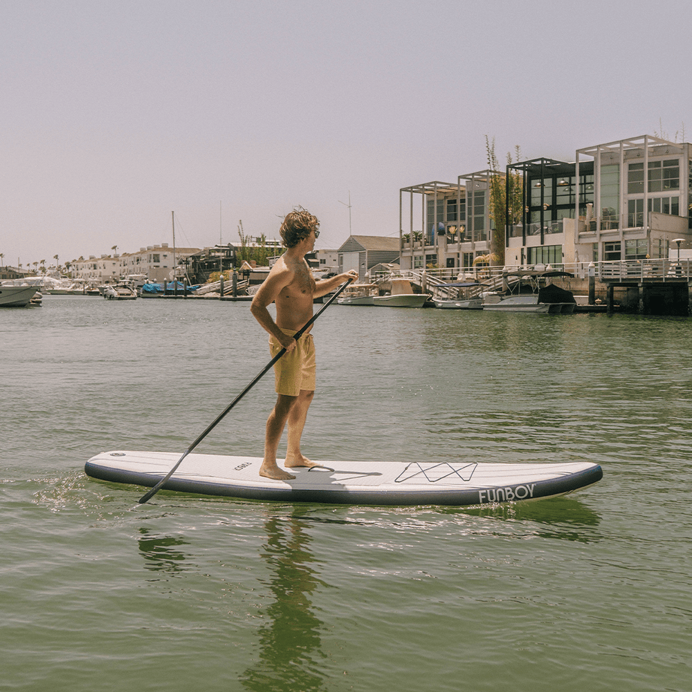 11"6' Inflatable Stand Up Paddle Board - Navy & White | FUNBOY US