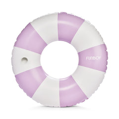 Giant Vintage Purple Stripe Inflatable Pool Float w/ Cup Holder 48" | FUNBOY Outlet
