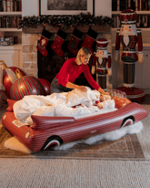 Kids Sleepover Bed - Christmas Convertible Air Mattress | FUNBOY US
