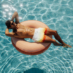 Fabric Covered Tube Float - Orange Stripe | FUNBOY Outlet