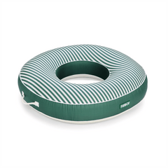Fabric Covered Tube Float - Green Stripe | FUNBOY Online