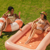 Burnt Orange Tanning Bundle; Tanning Pool Lounger + Tube | FUNBOY Sale