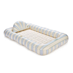 Tanning Pool Lounger: Blue, Green & White Stripes | FUNBOY Near Me