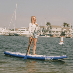 11"6' Inflatable Stand Up Paddle Board - Toile | FUNBOY Online