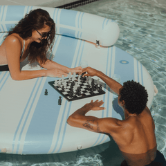 Inflatable Dock & Floating Island - Light Blue | FUNBOY Discount