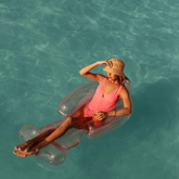 Clear Pink Mesh Chair Water Hammock - 2 Pack | FUNBOY Near Me