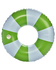 Large Pool Tube Float: Green & Blue Stripes, 48" | FUNBOY For Sale