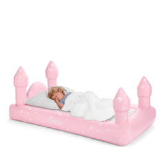 Kids Sleepover Bed - Pink Castle Air Mattress | FUNBOY Sale