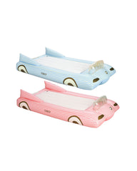 Kids Sleepover Beds, Pink & Blue Convertible, 2 Pack | FUNBOY For Sale