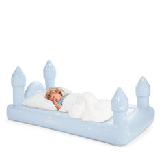 Kids Sleepover Bed - Blue Castle Air Mattress | FUNBOY US