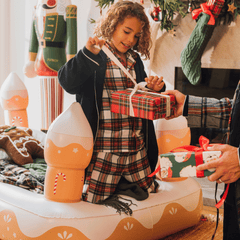 Kids Sleepover Bed - Christmas Gingerbread Air Mattress | FUNBOY Near Me