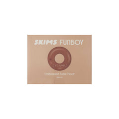 SKIMS x FUNBOY Sienna Embossed Tube Float - 46" Inflated w/ cup holder | FUNBOY Discount