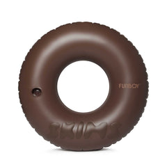 SKIMS x FUNBOY Cocoa Embossed Tube Float - 46" Inflated w/ cup holder | FUNBOY Outlet