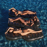 SKIMS x FUNBOY Cocoa Silhouette Clear Lounger | FUNBOY