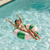 Green & Pink Vintage Lux Tube Float | FUNBOY Online