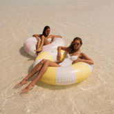 Yellow Vintage Stripe Tube Float | FUNBOY Discount