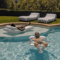 Premium Fabric Pool Hammock - White | FUNBOY Discount