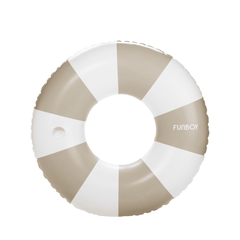 Khaki Vintage Stripe Classic Ring Tube Float | FUNBOY Discount