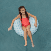 Blue Gingham Kids Tube Float | FUNBOY Discount