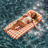 Flat Lounger Orange Stripe | FUNBOY For Sale