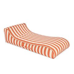 Fabric Covered Pool Float - Orange Sunbed Lounger | FUNBOY Online