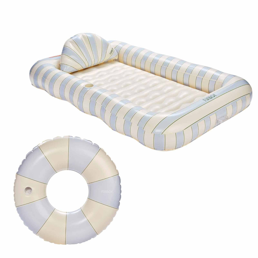 Blue + Green Tanning Bundle. Tanning Lounger + Tube | FUNBOY For Sale