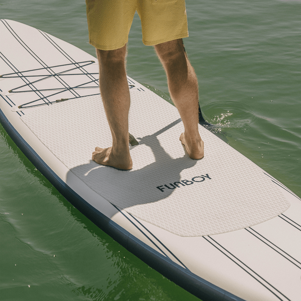 11"6' Inflatable Stand Up Paddle Board - Navy & White | FUNBOY US