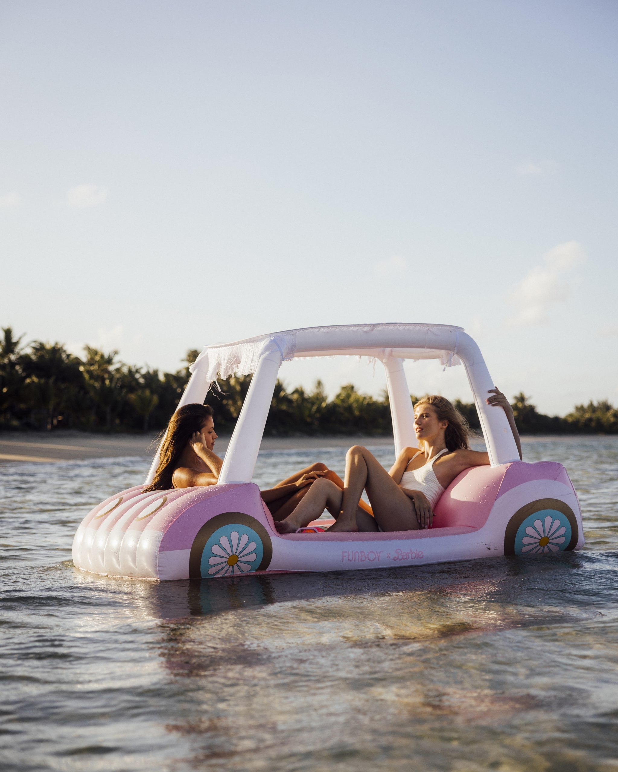 Malibu Barbie™ Golf Cart Pool Float with Shade | FUNBOY Near Me