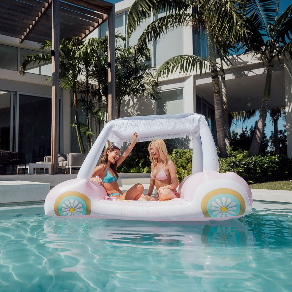 Malibu Barbie™ Golf Cart Pool Float with Shade | FUNBOY Near Me