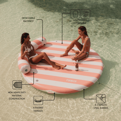 Inflatable Dock & Floating Island - Pink | FUNBOY Online