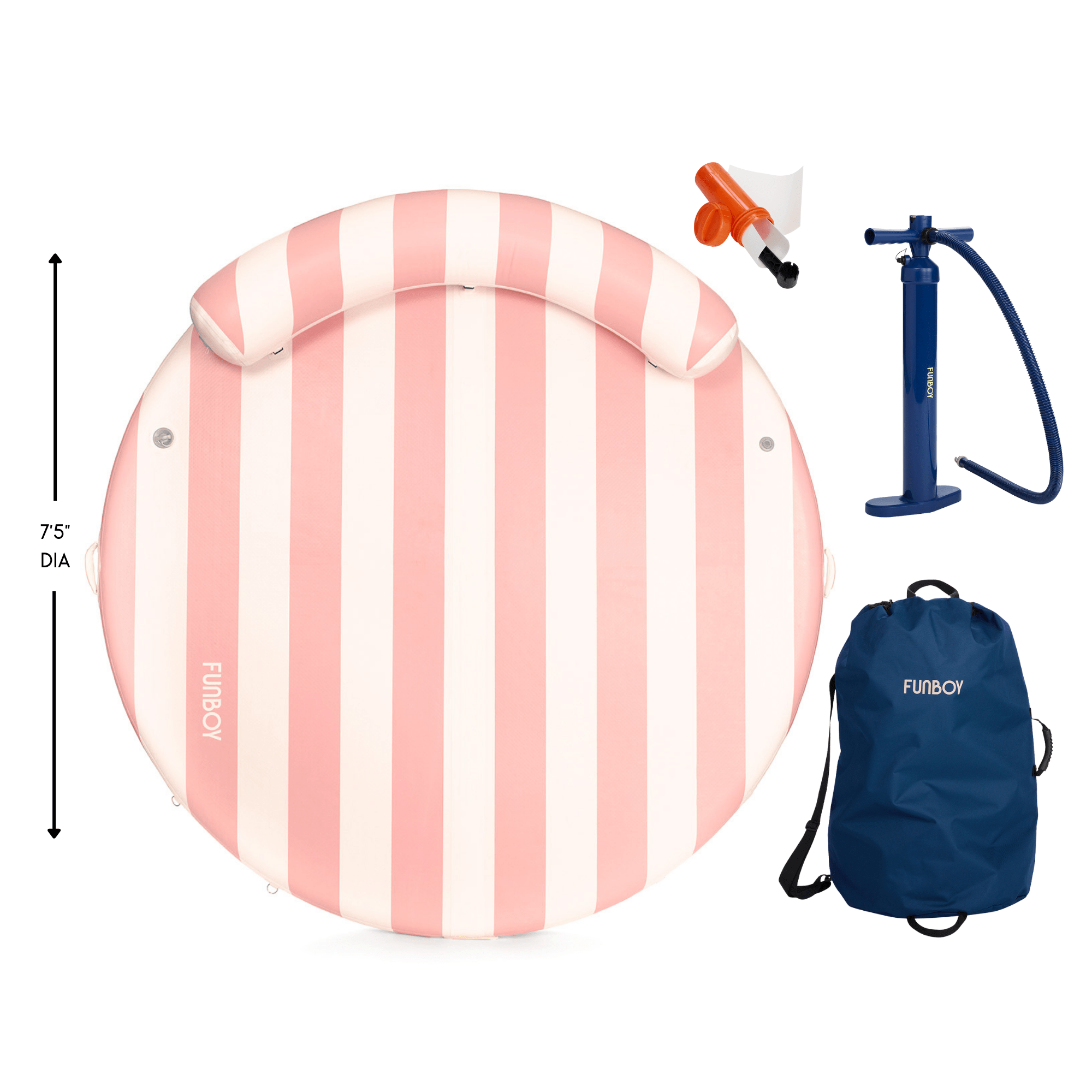 Inflatable Dock & Floating Island - Pink | FUNBOY Online