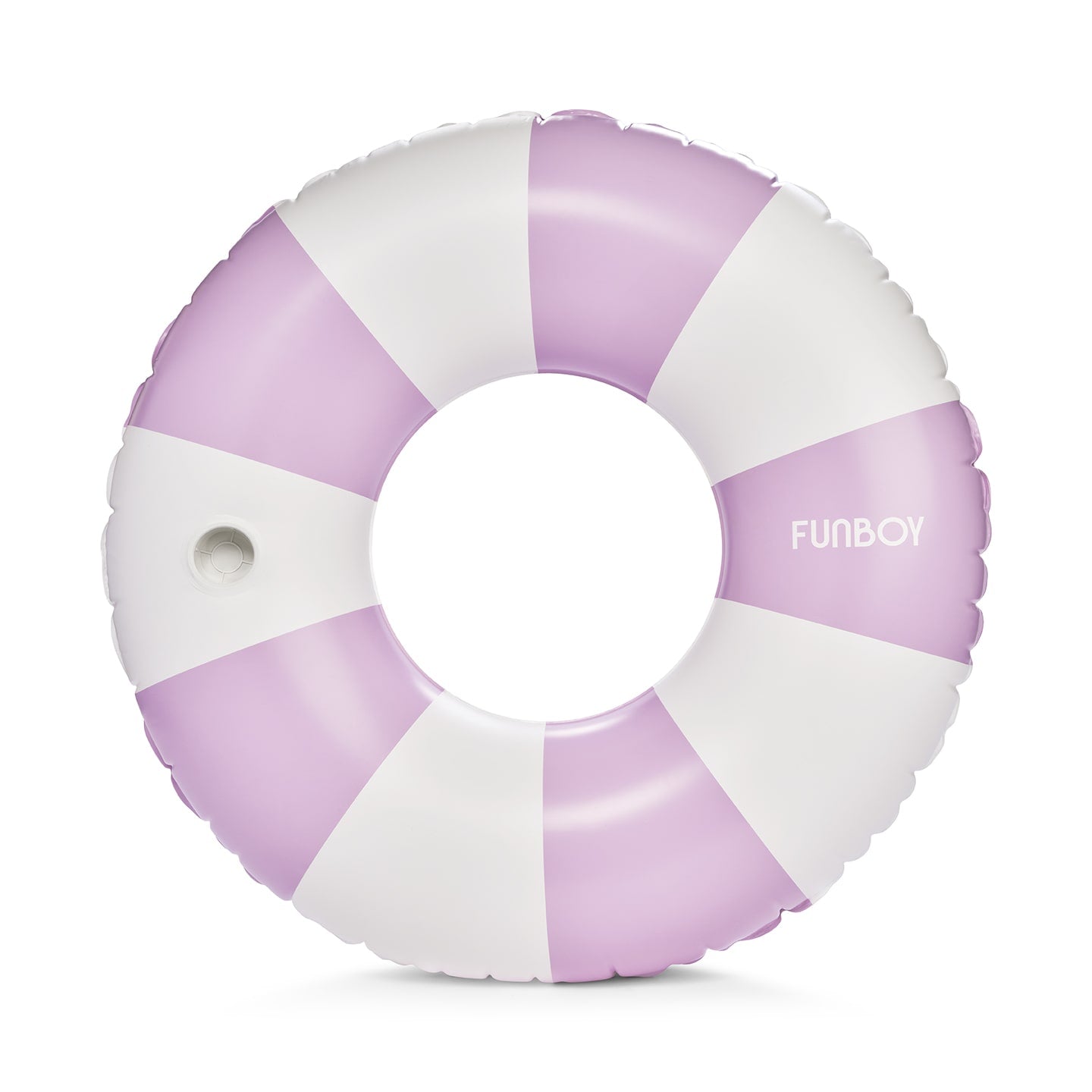 Giant Vintage Purple Stripe Inflatable Pool Float w/ Cup Holder 48" | FUNBOY Outlet
