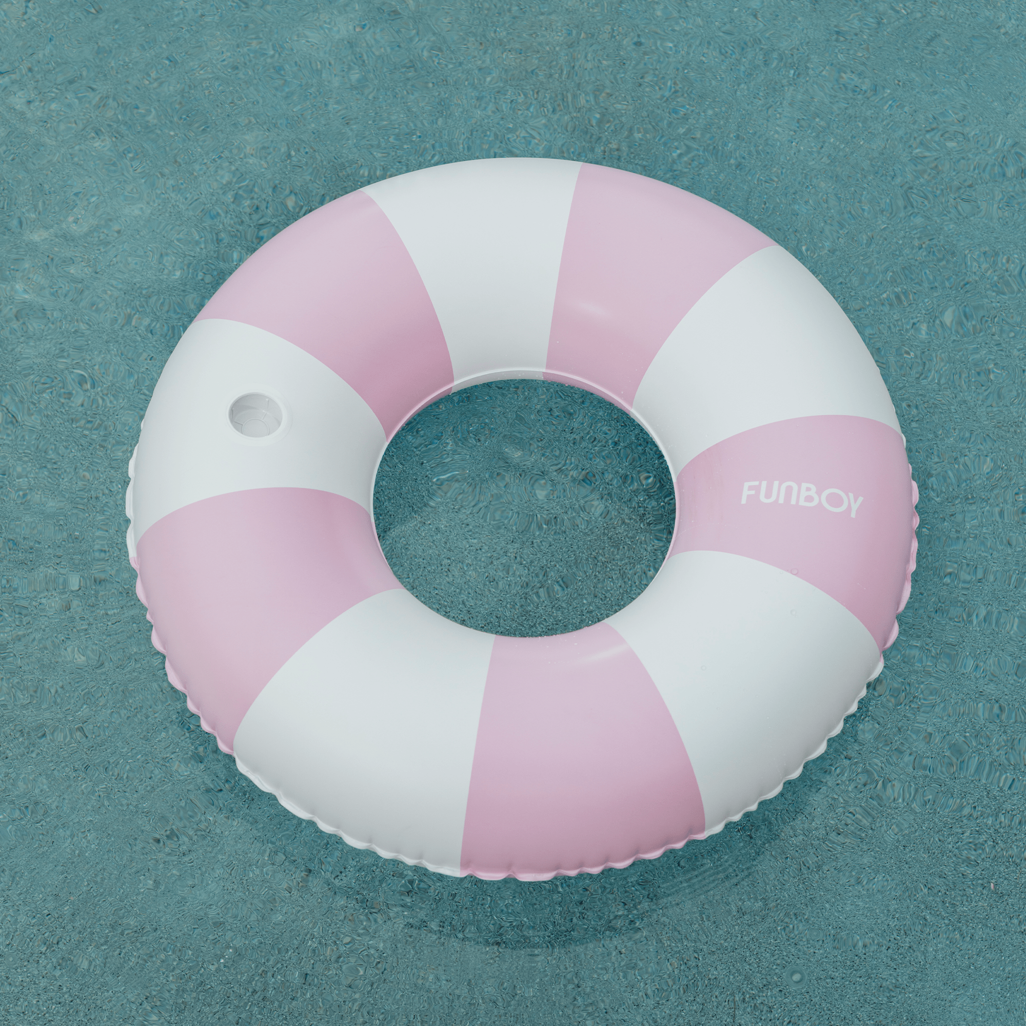 Giant Vintage Purple Stripe Inflatable Pool Float w/ Cup Holder 48" | FUNBOY Outlet