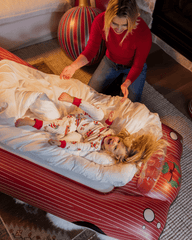 Kids Sleepover Bed - Christmas Convertible Air Mattress | FUNBOY US