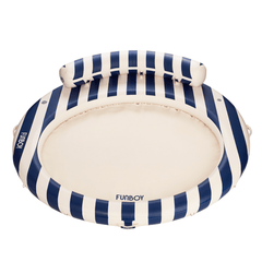 Inflatable Floating Dock: Navy Blue with Backrest | FUNBOY Discount