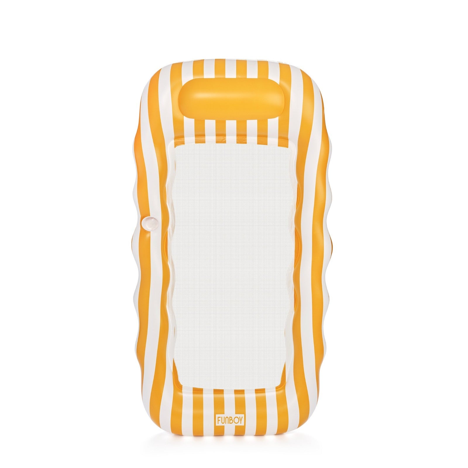 Mesh Lounger Yellow Stripe | FUNBOY Online