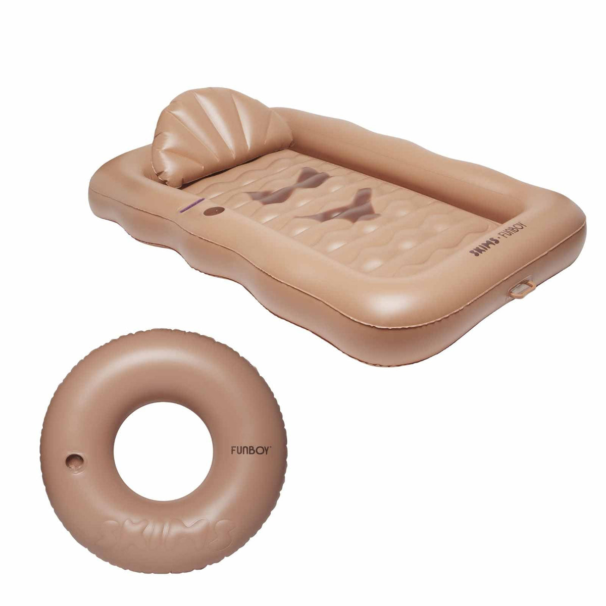 FUNBOY x SKIMS Tanning Bundle; Sienna Tanning Pool Lounger + Tube | FUNBOY For Sale