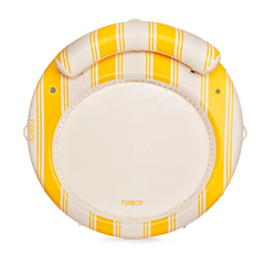 Yellow & White Floating Dock. Leisure Island | FUNBOY Sale