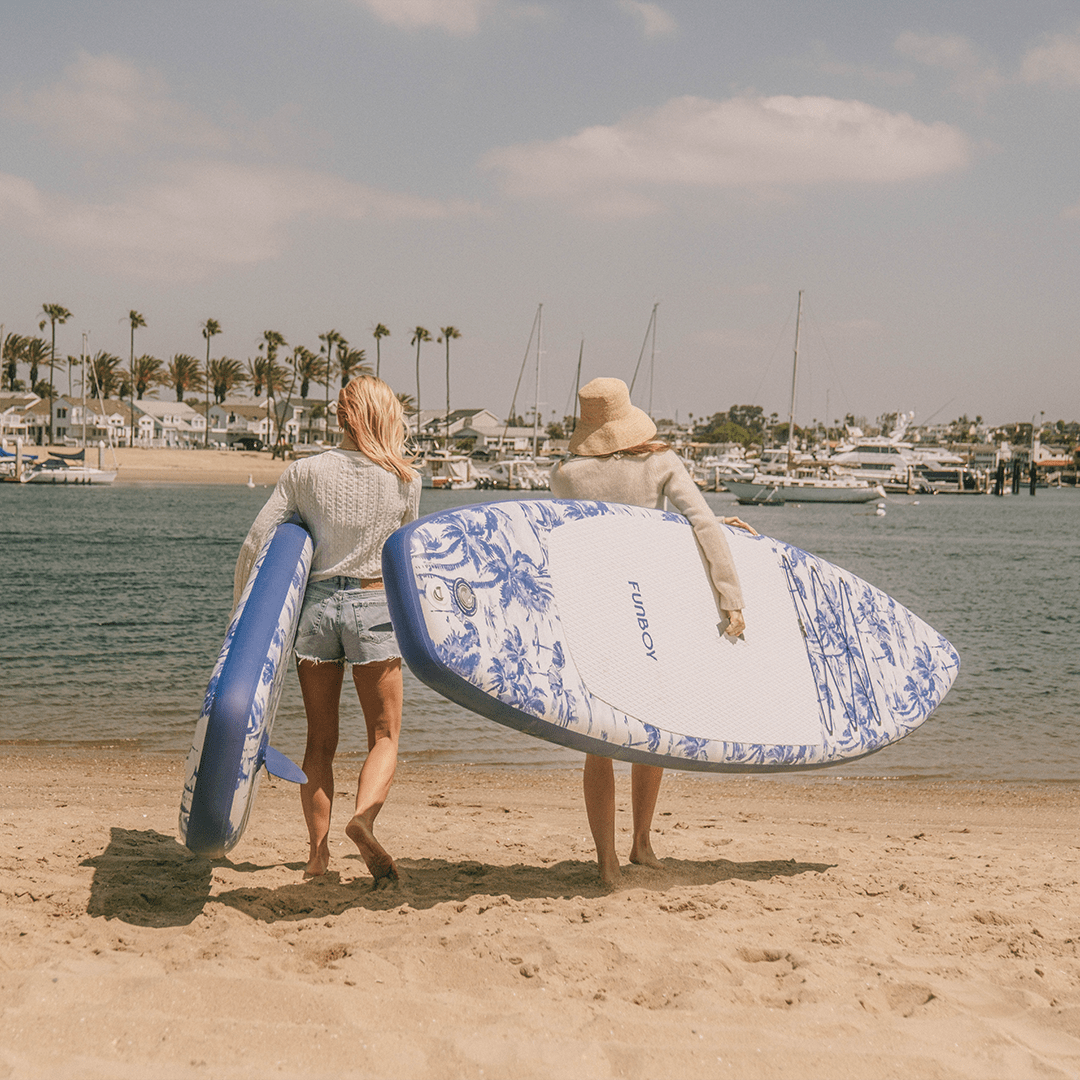 11"6' Inflatable Stand Up Paddle Board - Toile | FUNBOY Online