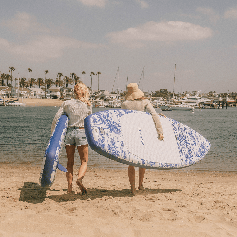 11"6' Inflatable Stand Up Paddle Board - Toile | FUNBOY Online