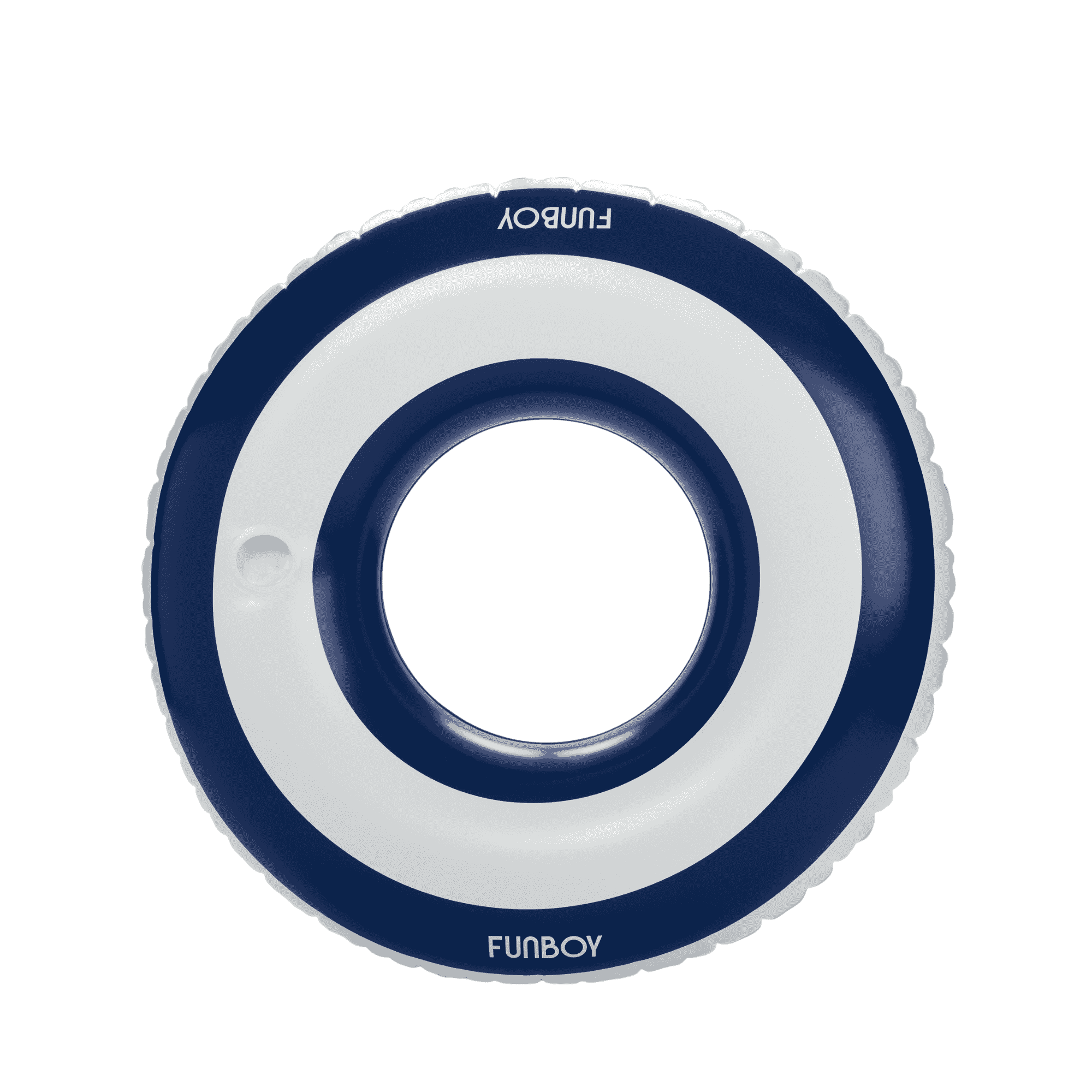 Pool Tube Float: Navy Blue & White, Striped | FUNBOY For Sale