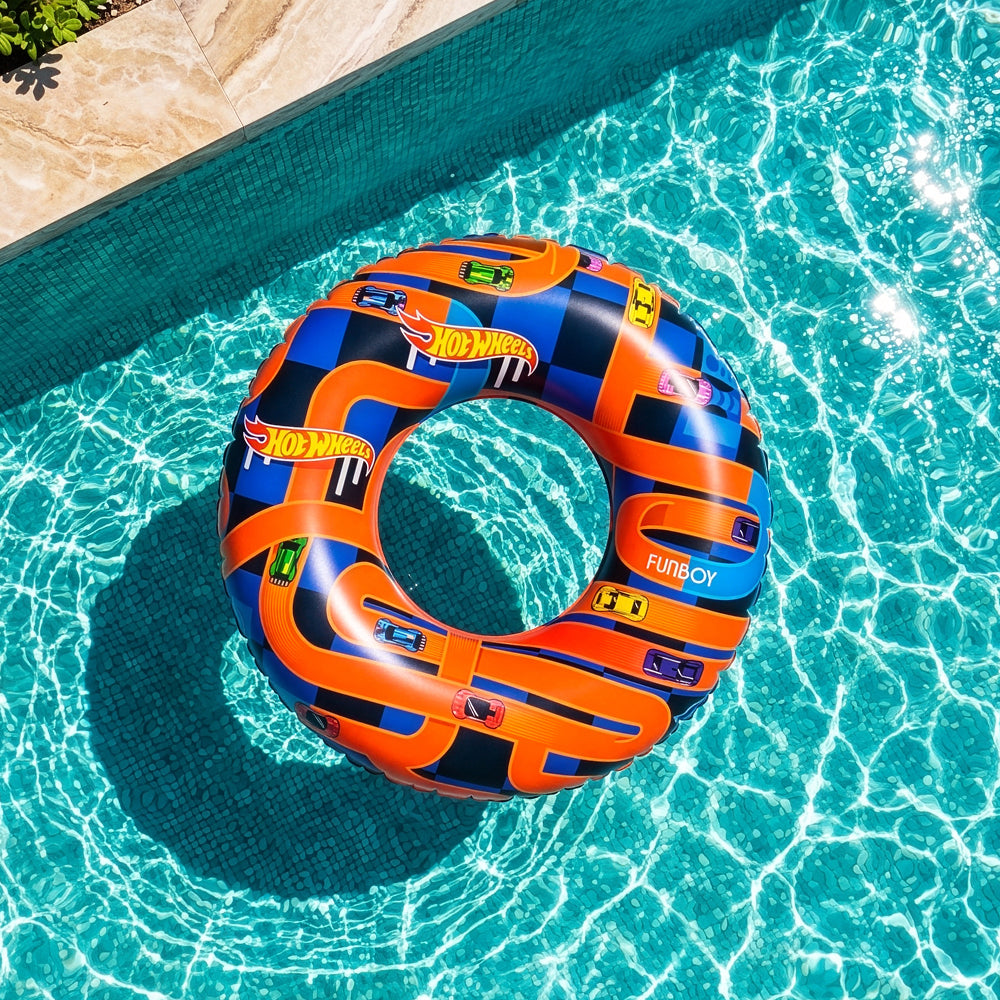 Hot Wheels Kids Checkered Flame Tube Float | FUNBOY Outlet
