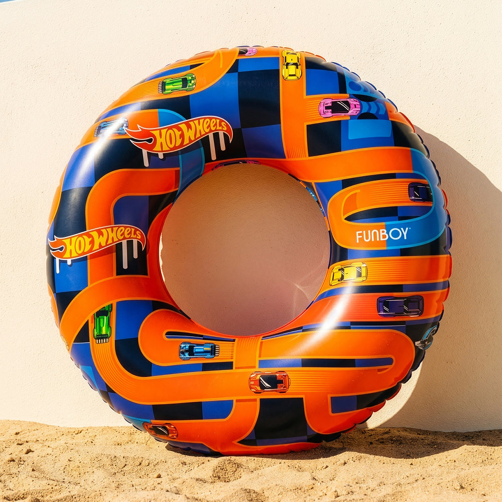 Hot Wheels Kids Checkered Flame Tube Float | FUNBOY Outlet