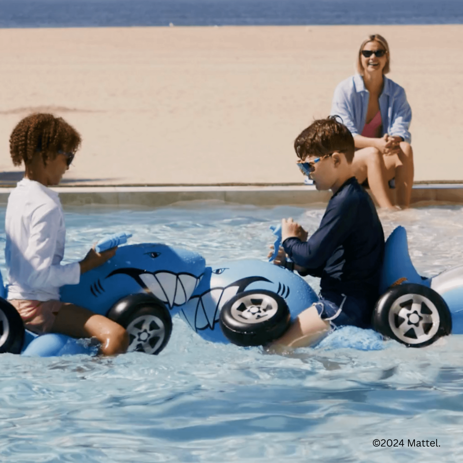 Hot Wheels Kids Sharkruiser Float w/ Water Squirter | FUNBOY US