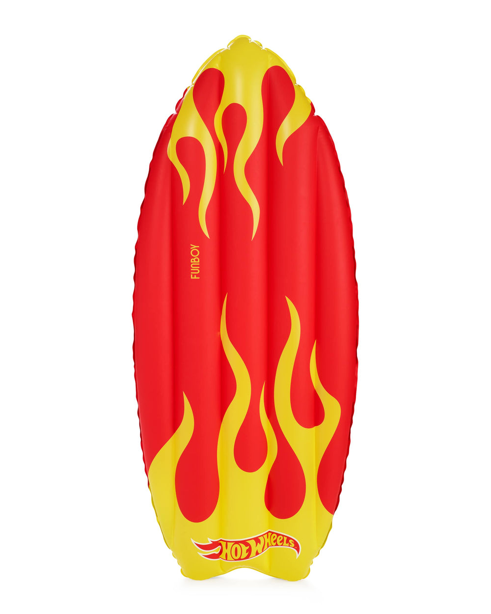Hot Wheels Checkered Flame Surfboard Pool Float | FUNBOY