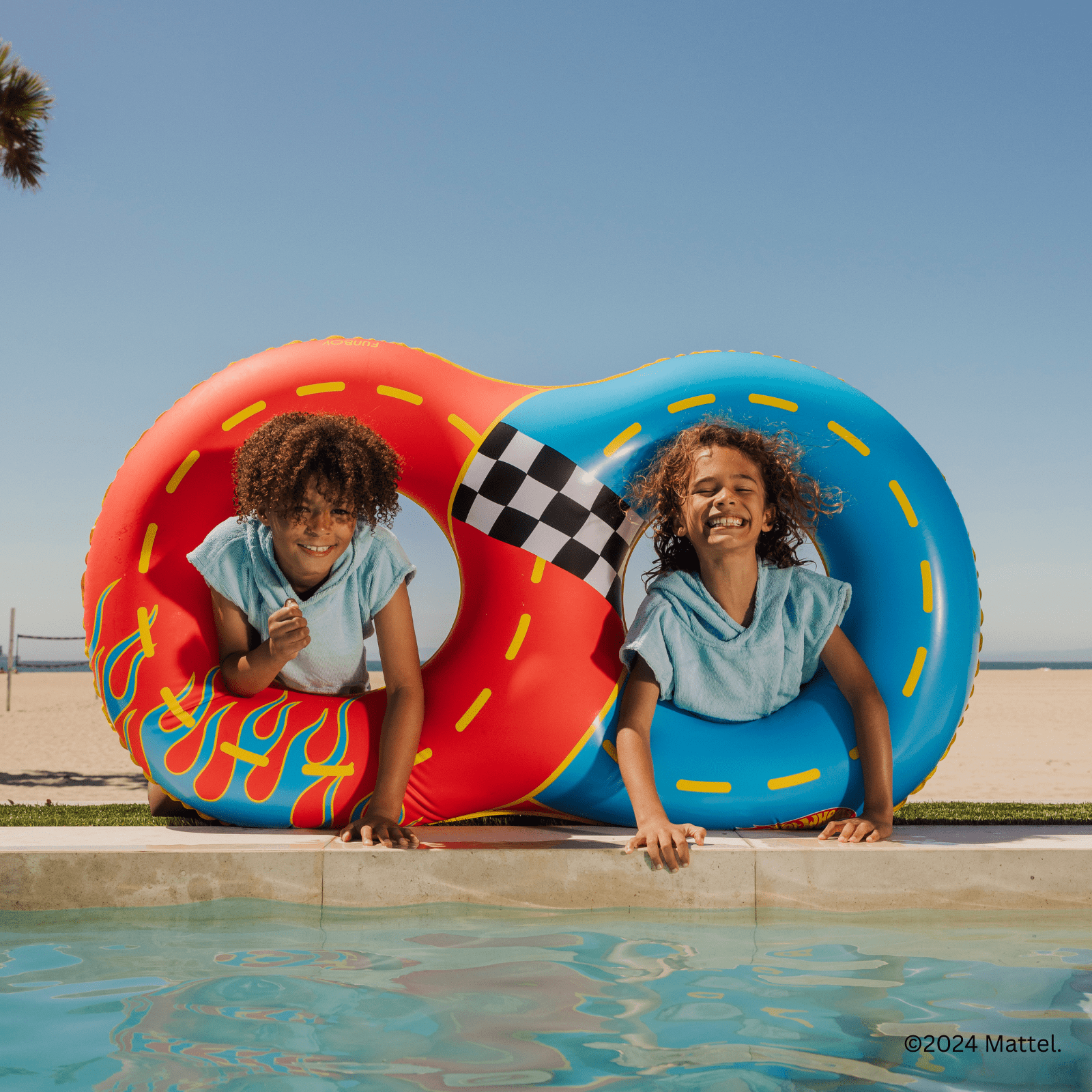 Hot Wheels Kids Racetrack Double Tube Float | FUNBOY Near Me