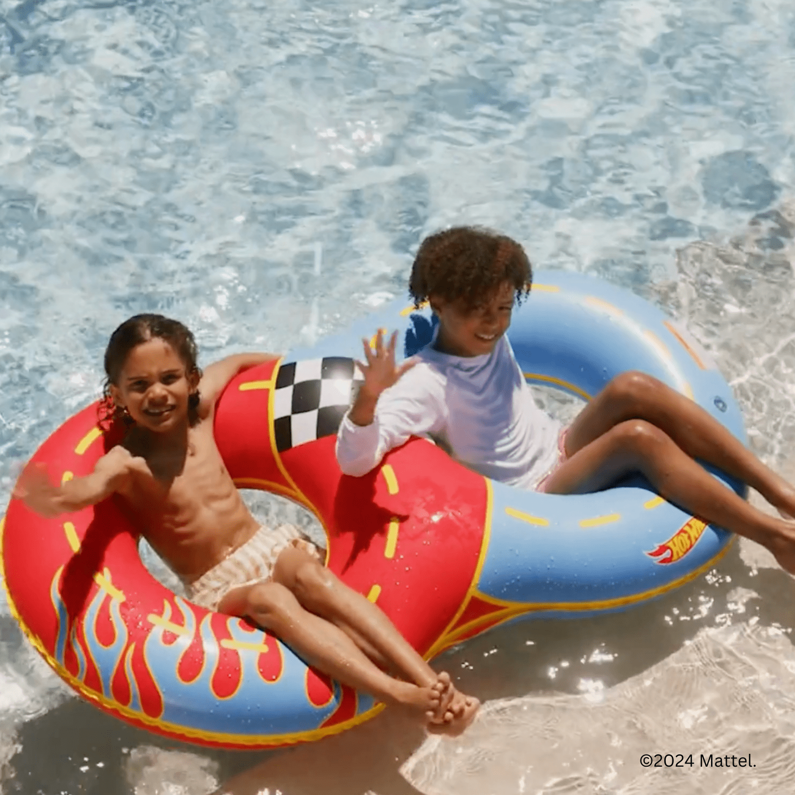 Hot Wheels Kids Racetrack Double Tube Float | FUNBOY Near Me