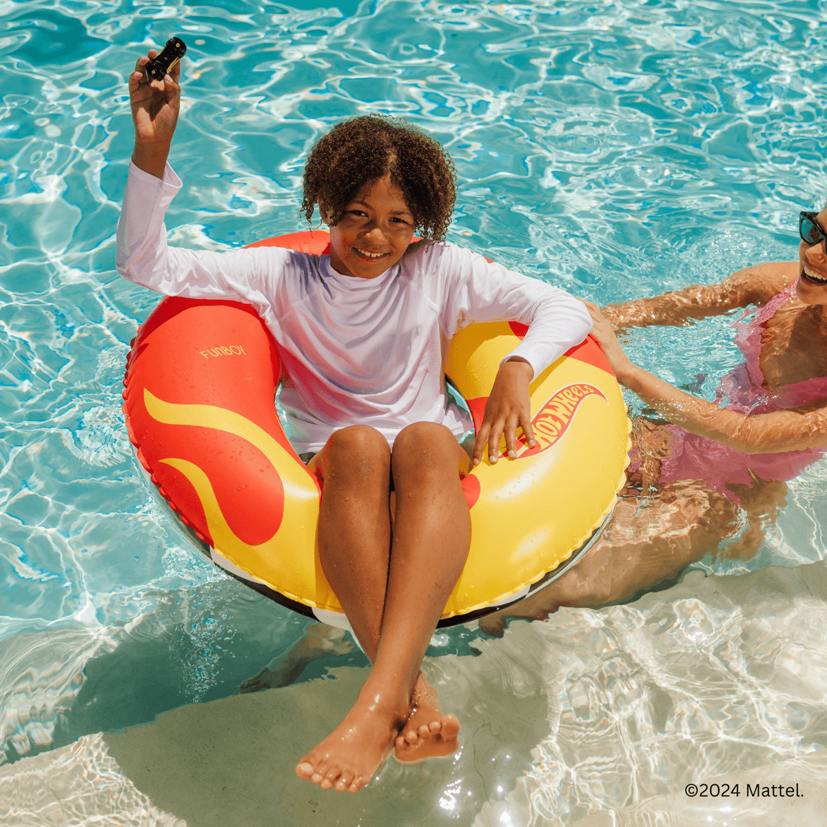 Hot Wheels Kids Checkered Flame Tube Float | FUNBOY For Sale