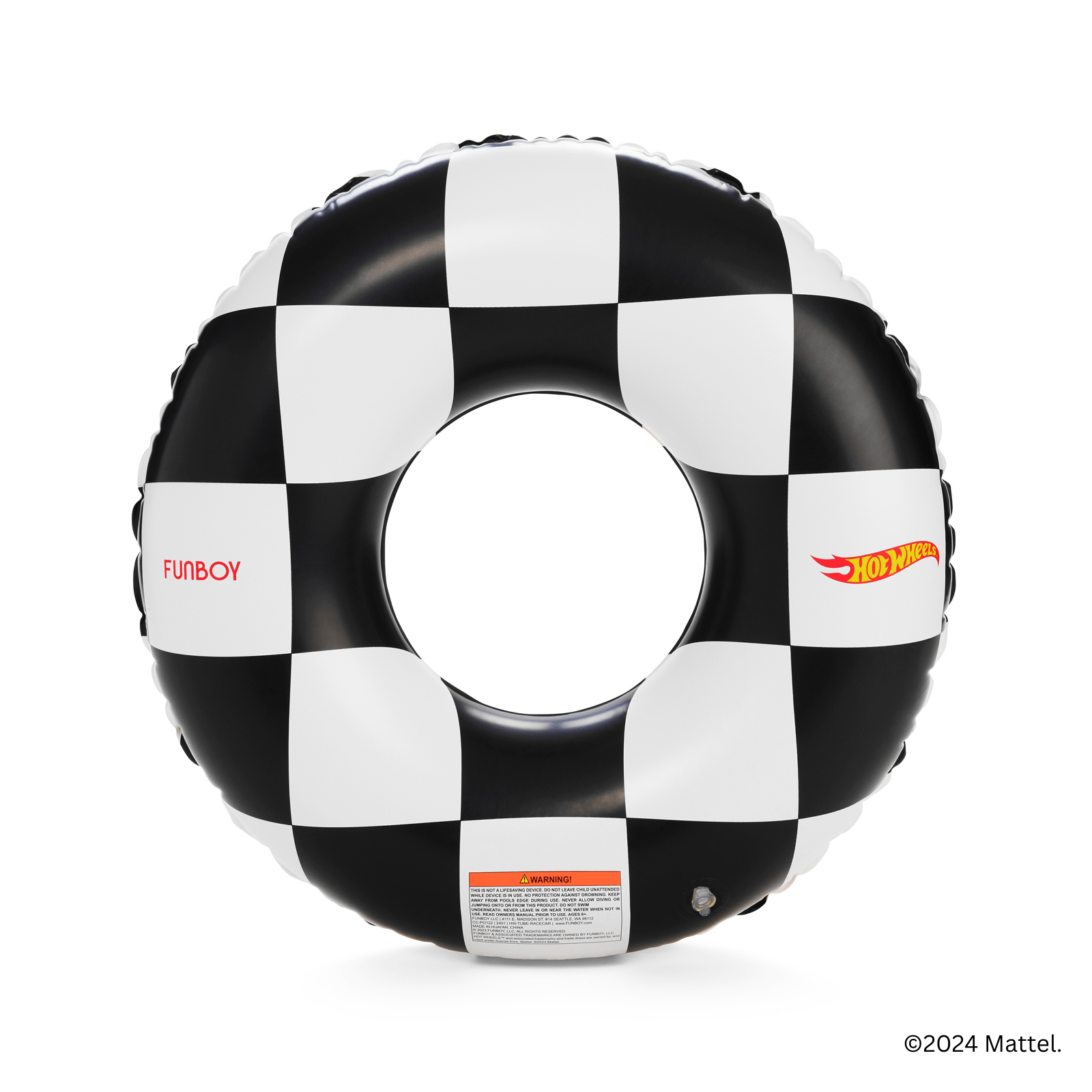 Hot Wheels Kids Checkered Flame Tube Float | FUNBOY For Sale