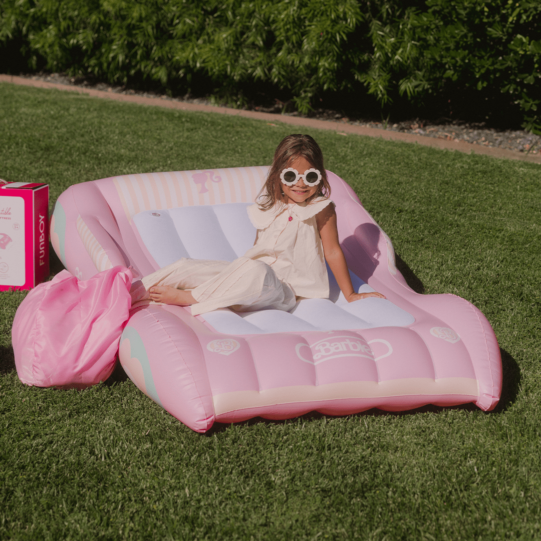 Barbie Bed: Inflatable Kid's Sleepover Bed | FUNBOY US